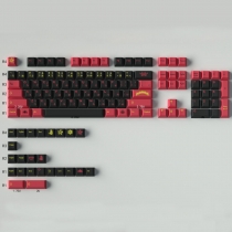 Higanbana GMK 104+26 Full PBT Dye-subbed Keycaps Set for Cherry MX Mechanical Gaming Keyboard 64/87/98